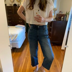 Wide leg jeans